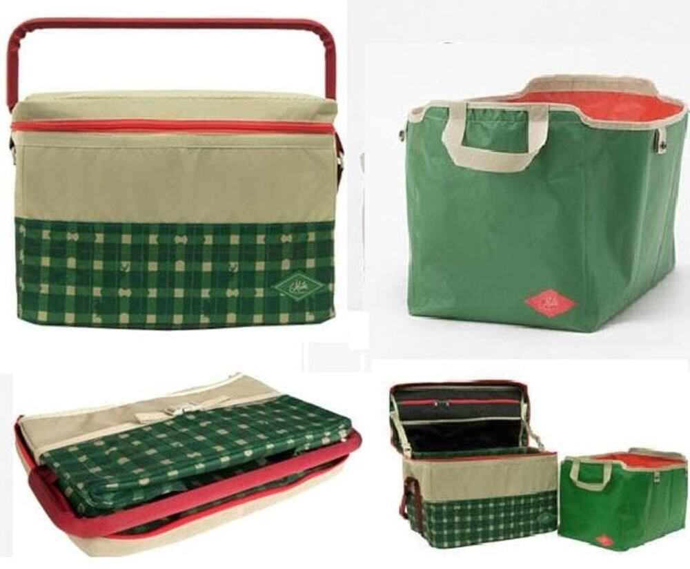 Alite Designs Soft Sided Fiesta Cooler Pioneer Plaid Green Tan Foldable Picnic